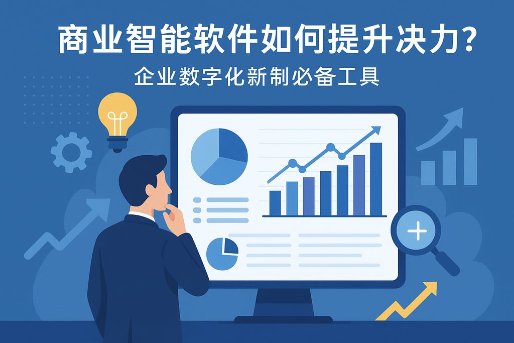 商业智慧软件如何提升决策力？企业数字化转型必备工具