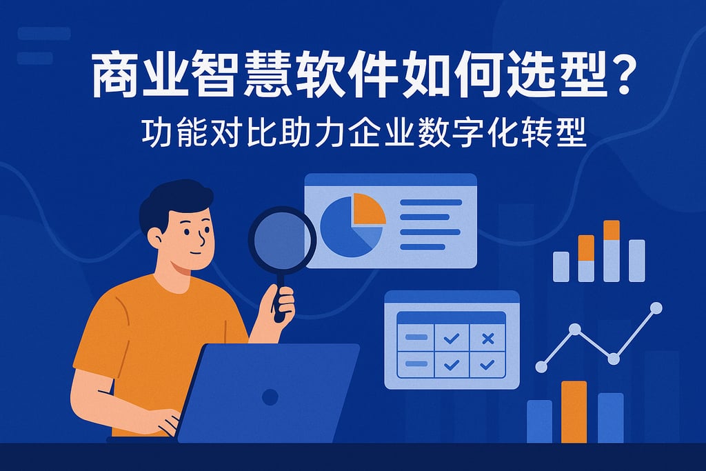 商业智慧软件如何选型？功能对比助力企业数字化转型