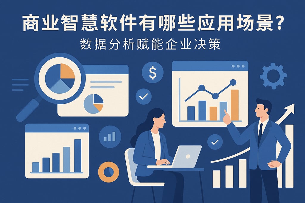 商业智慧软件有哪些应用场景？数据分析赋能企业决策