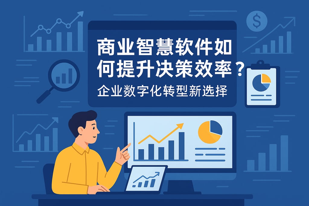 商業智慧軟體如何提升决策效率？企业数字化转型新选择