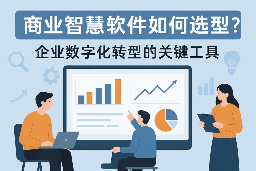 商業智慧軟體如何选型？企业数字化转型的关键工具