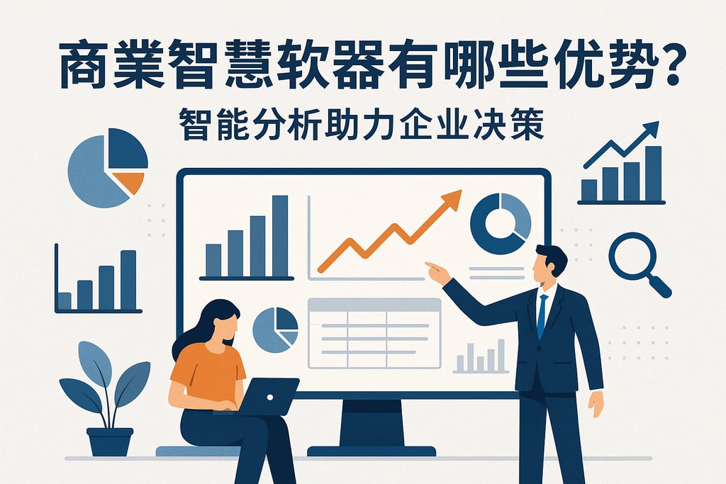 商業智慧軟體有哪些优势？智能分析助力企业决策