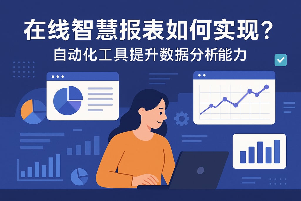 在线智慧报表如何实现？自动化工具提升数据分析能力