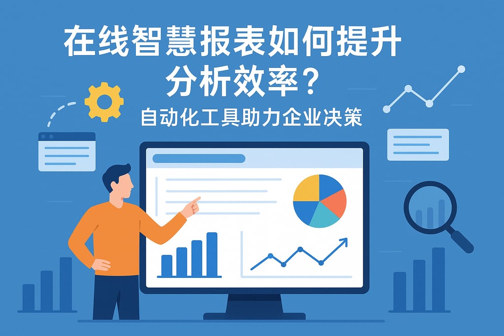 在线智慧报表如何提升分析效率？自动化工具助力企业决策
