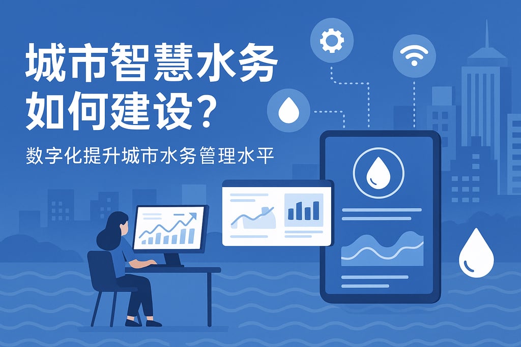 城市智慧水务如何建设？数字化提升城市水务管理水平