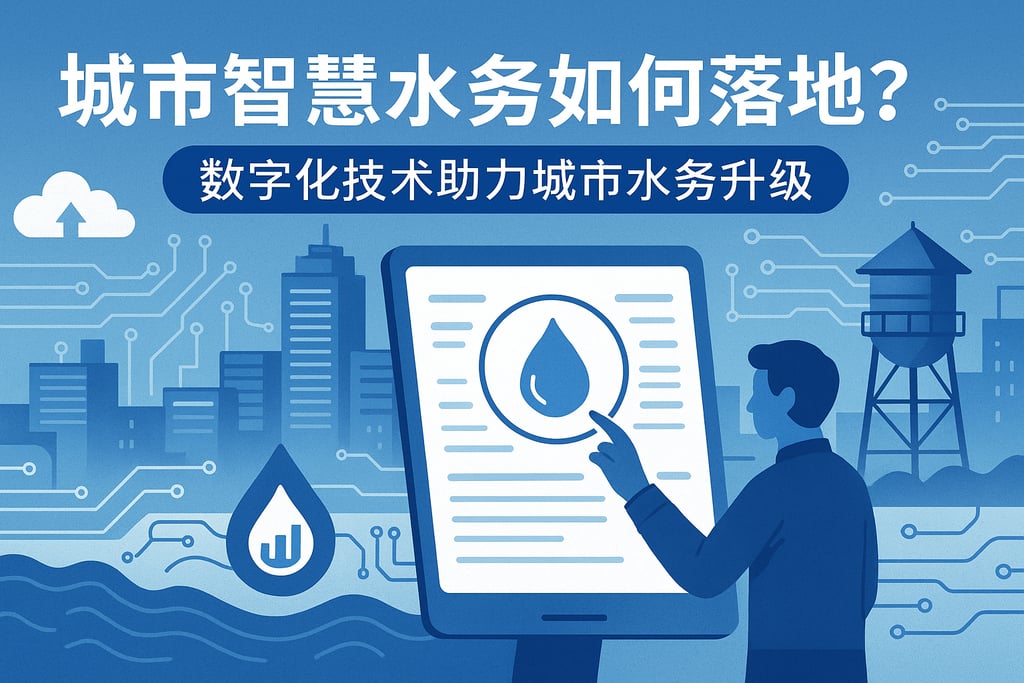 城市智慧水务如何落地？数字化技术助力城市水务升级