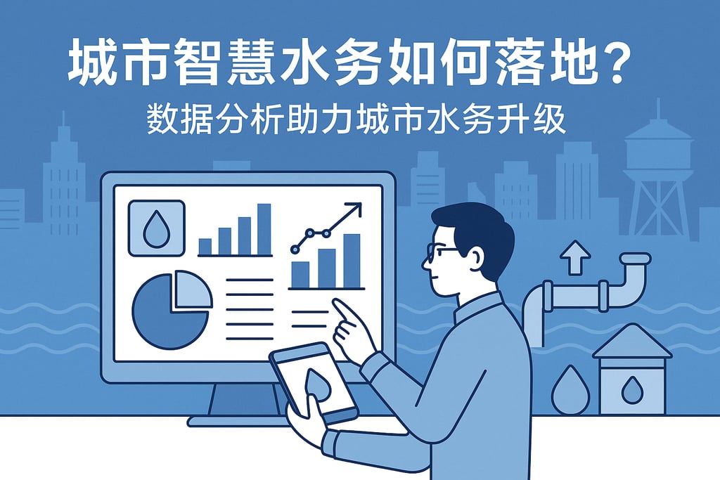 城市智慧水务如何落地？数据分析助力城市水务升级