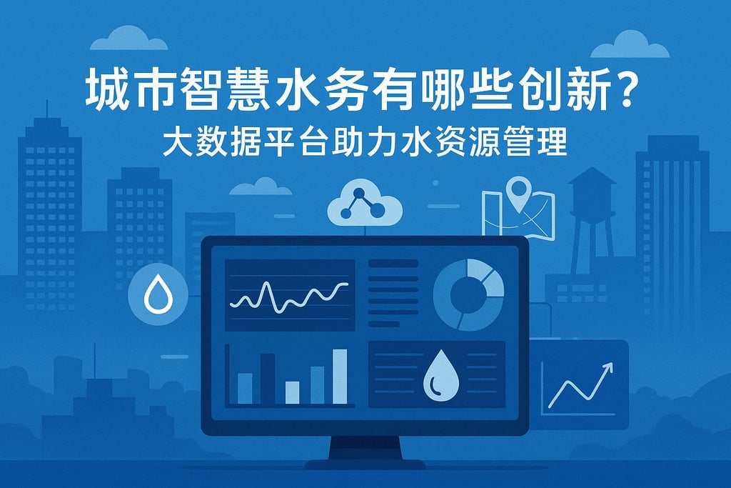 城市智慧水务有哪些创新？大数据平台助力水资源管理