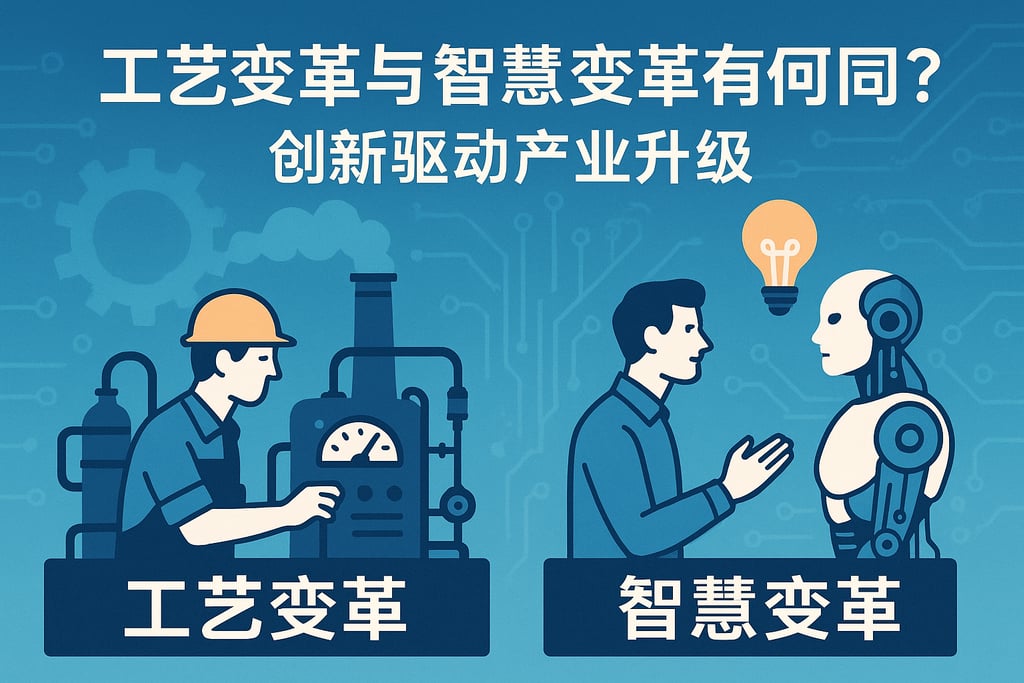 工艺变革与智慧变革有何不同？创新驱动产业升级