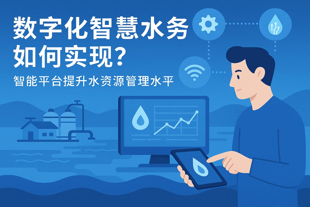 数字化智慧水务如何实现？智能平台提升水资源管理水平