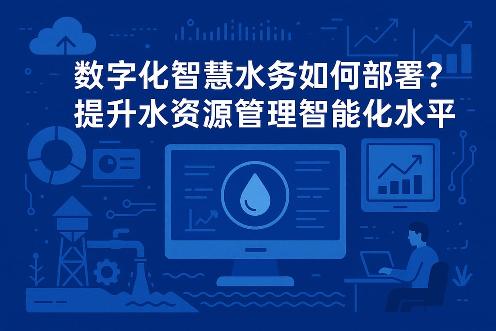 数字化智慧水务如何部署？提升水资源管理智能化水平