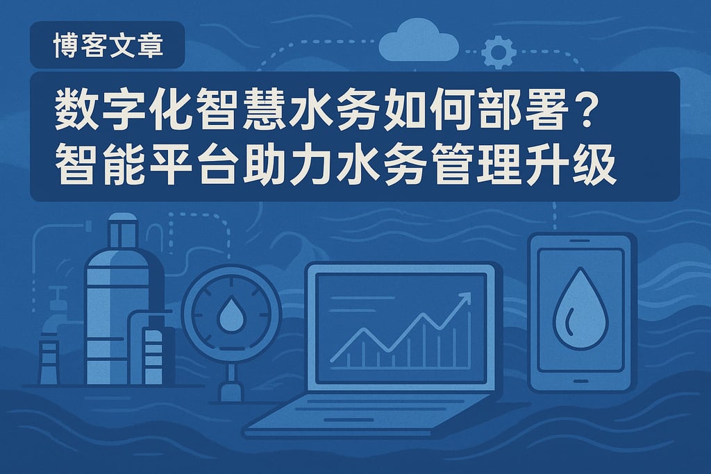 数字化智慧水务如何部署？智能平台助力水务管理升级