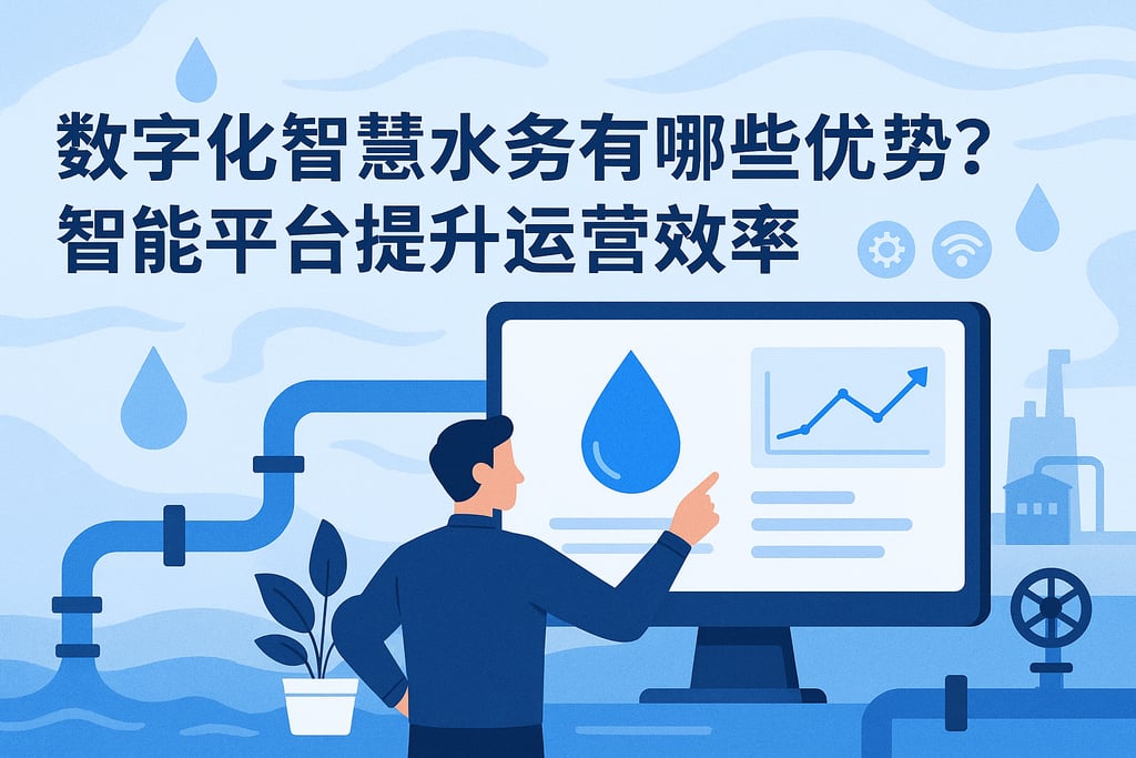 数字化智慧水务有哪些优势？智能平台提升运营效率