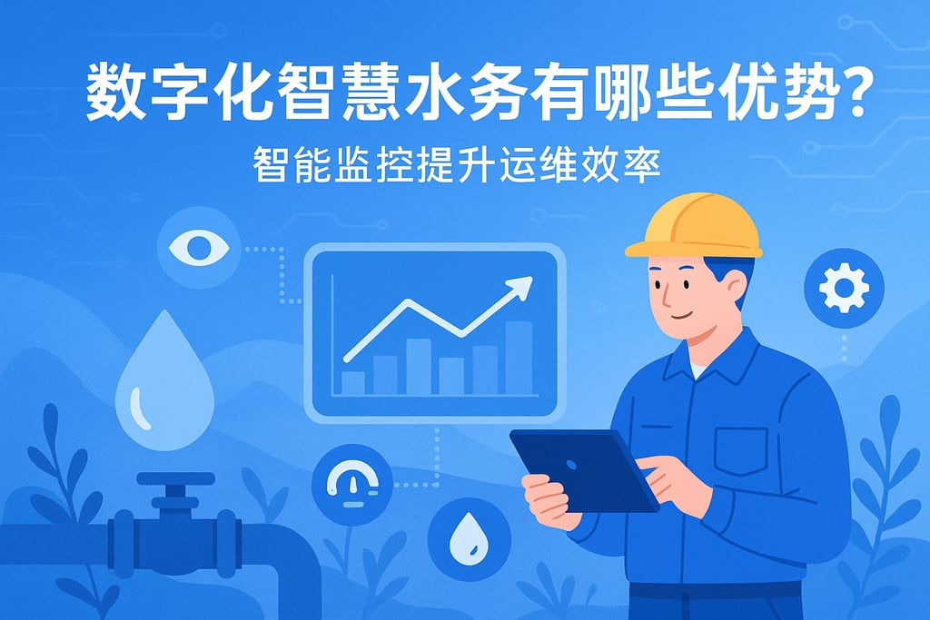 数字化智慧水务有哪些优势？智能监控提升运维效率