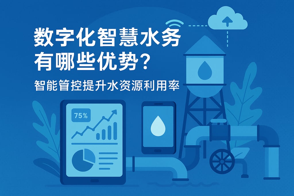 数字化智慧水务有哪些优势？智能管控提升水资源利用率