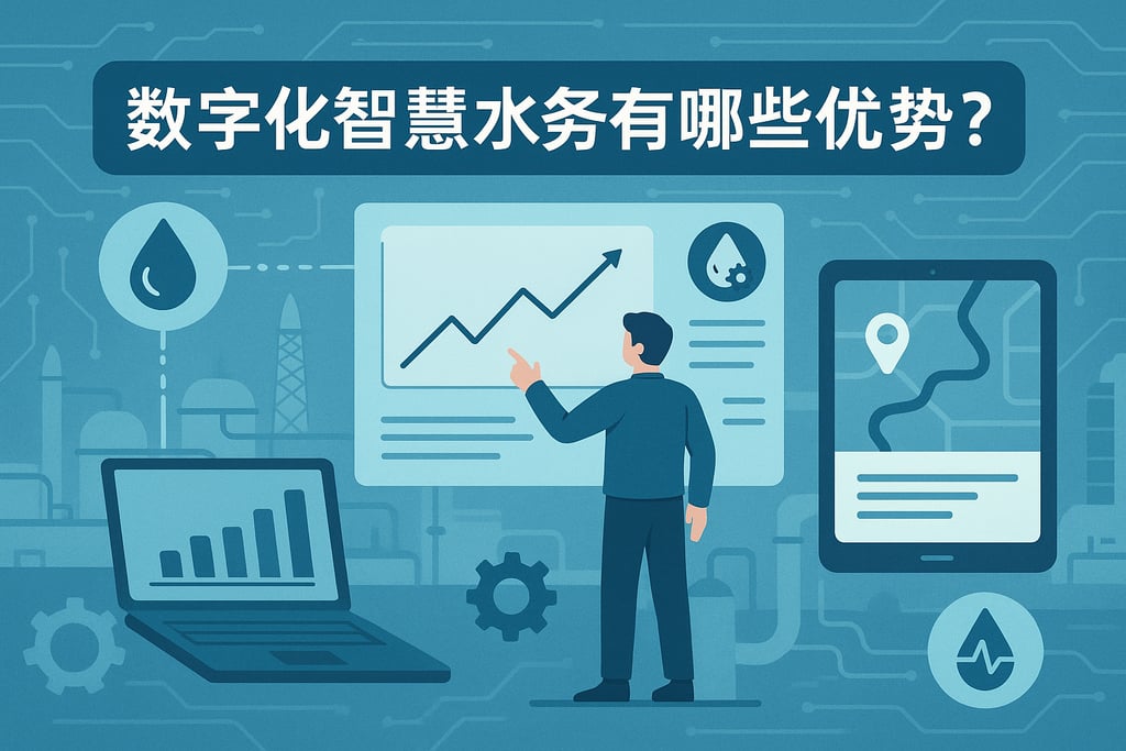 数字化智慧水务有哪些优势？智能系统提升水务运营效率