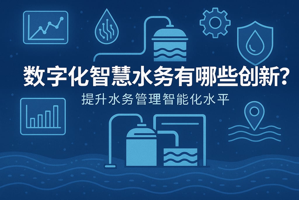 数字化智慧水务有哪些创新？提升水务管理智能化水平