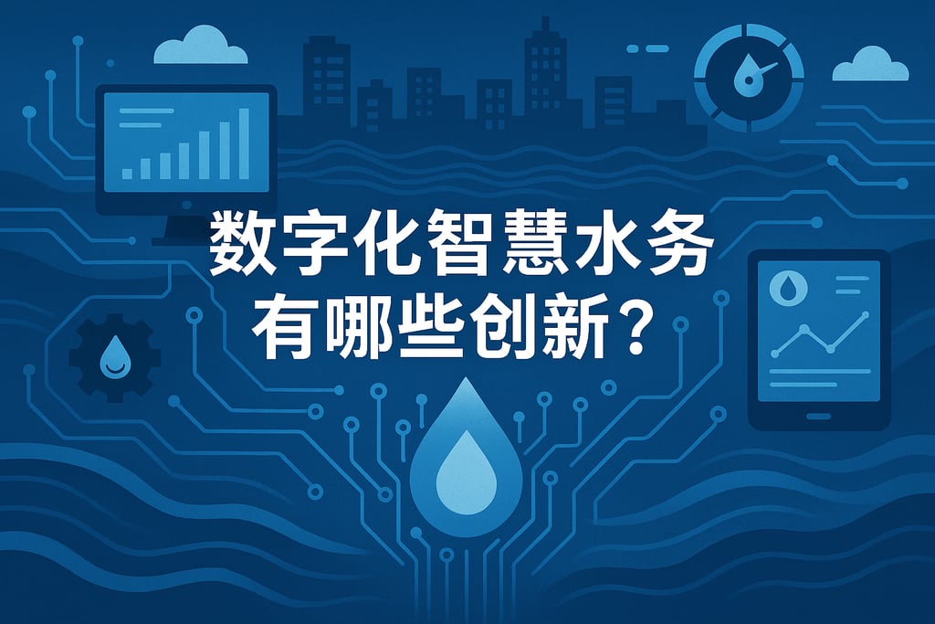 数字化智慧水务有哪些创新？智能系统优化水资源管理