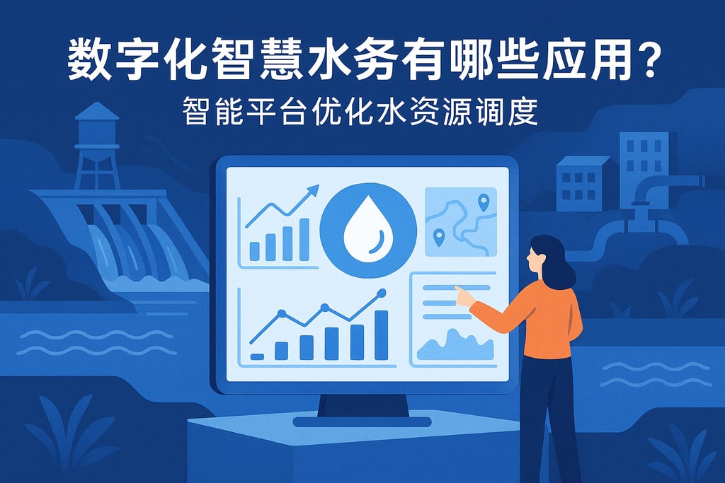 数字化智慧水务有哪些应用？智能平台优化水资源调度