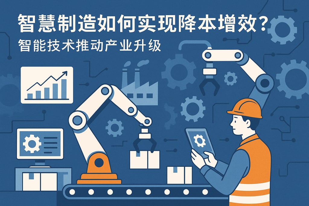 智慧制造如何实现降本增效？智能技术推动产业升级