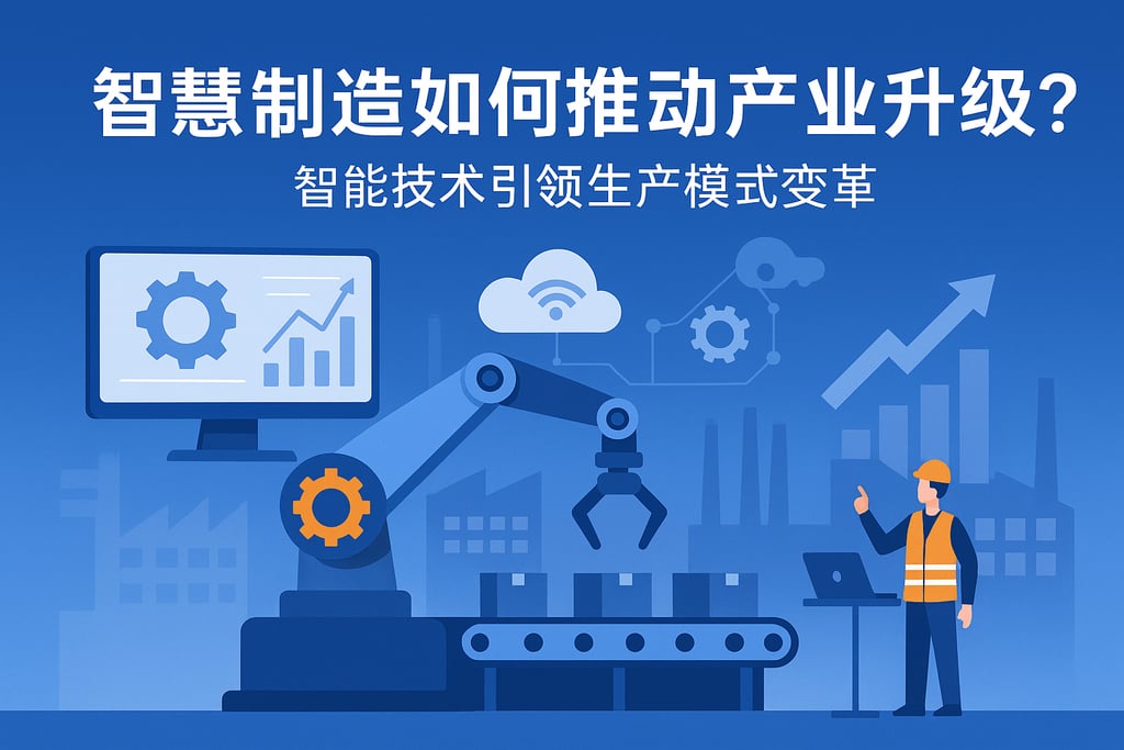 智慧制造如何推动产业升级？智能技术引领生产模式变革