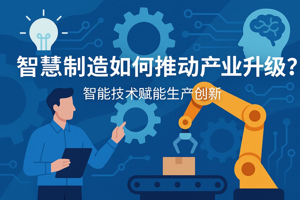 智慧制造如何推动产业升级？智能技术赋能生产创新