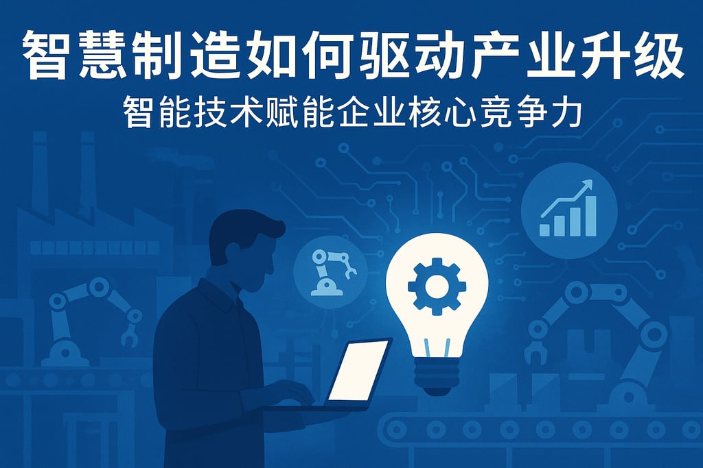 智慧制造如何驱动产业升级？智能技术赋能企业核心竞争力