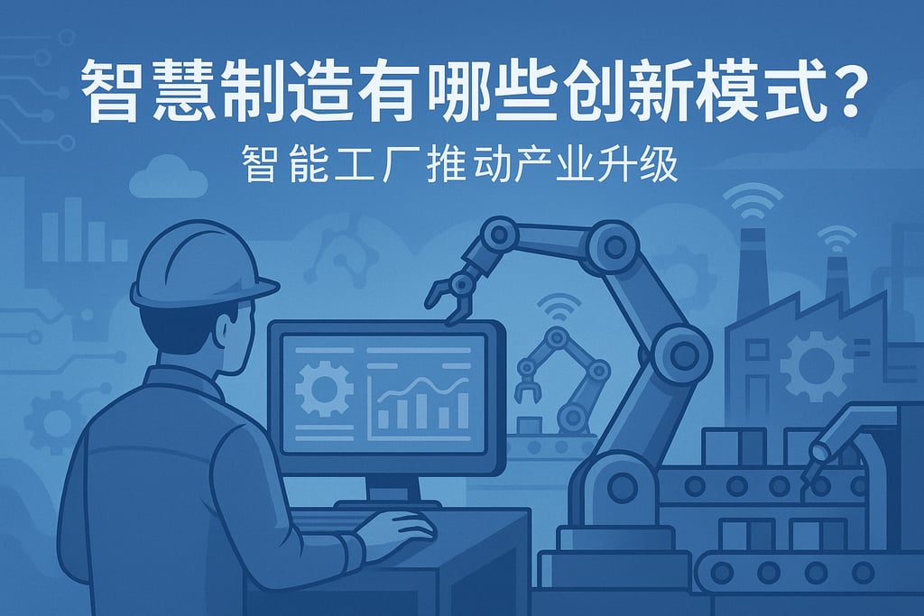 智慧制造有哪些创新模式？智能工厂推动产业升级