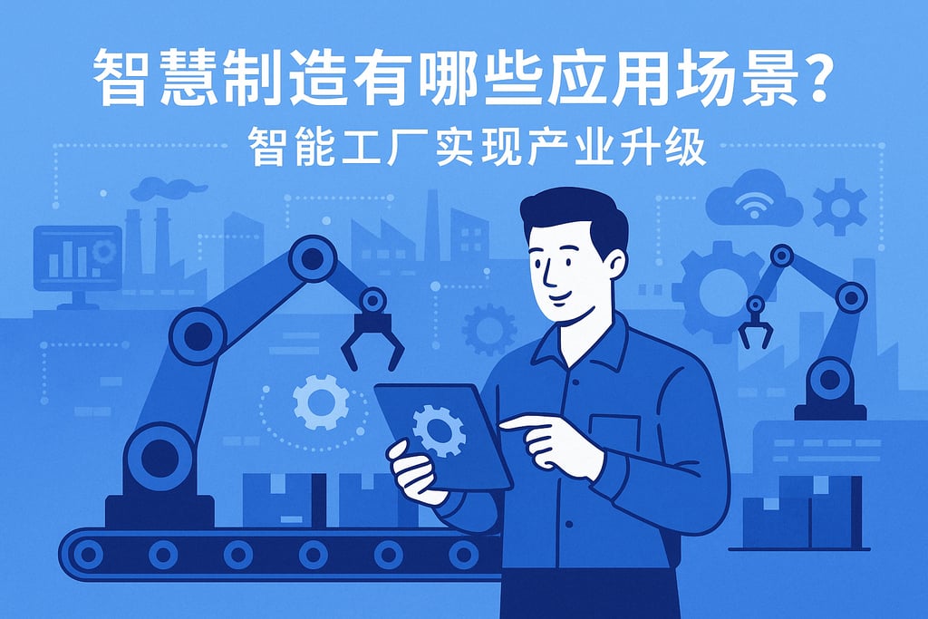 智慧制造有哪些应用场景？智能工厂实现产业升级