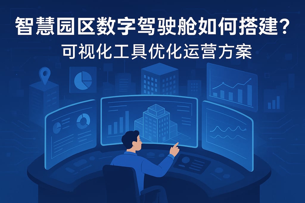 智慧园区数字驾驶舱如何搭建？可视化工具优化运营方案