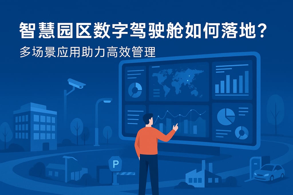 智慧园区数字驾驶舱如何落地？多场景应用助力高效管理