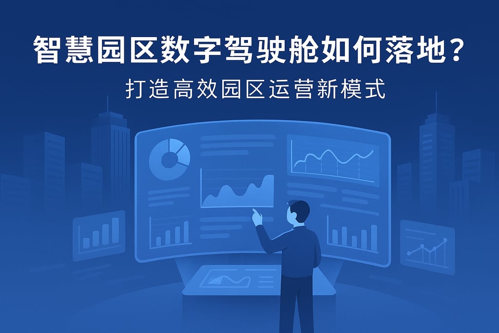 智慧园区数字驾驶舱如何落地？打造高效园区运营新模式