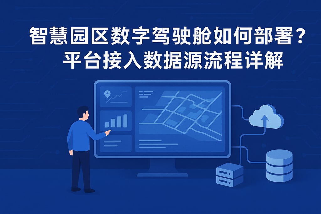 智慧园区数字驾驶舱如何部署？平台接入数据源流程详解