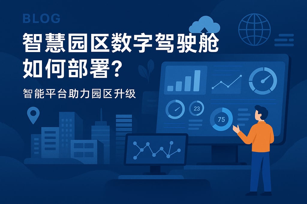 智慧园区数字驾驶舱如何部署？智能平台助力园区升级
