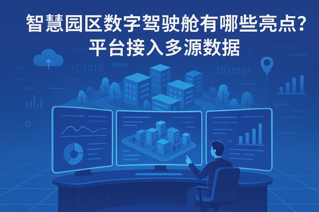 智慧园区数字驾驶舱有哪些亮点？平台接入多源数据