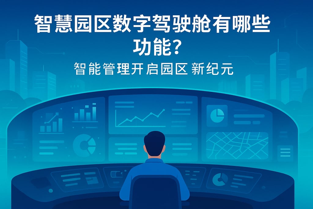 智慧园区数字驾驶舱有哪些功能？智能管理开启园区新纪元