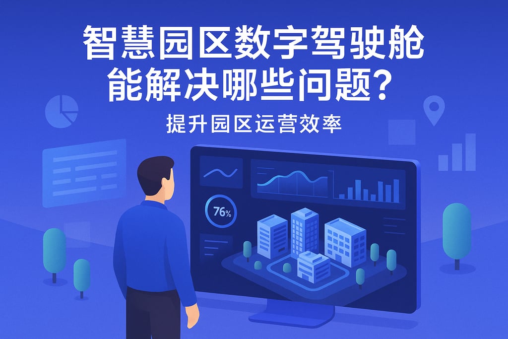 智慧园区数字驾驶舱能解决哪些问题？提升园区运营效率