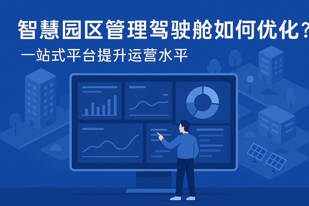 智慧园区管理驾驶舱如何优化？一站式平台提升运营水平