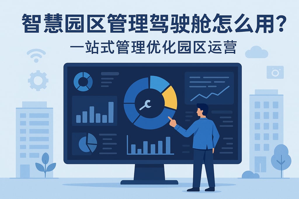 智慧园区管理驾驶舱怎么用？一站式管理优化园区运营