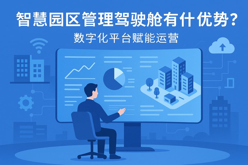 智慧园区管理驾驶舱有什么优势？数字化平台赋能运营
