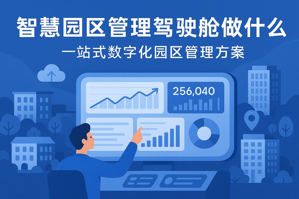 智慧园区管理驾驶舱能做什么？一站式数字化园区管理方案