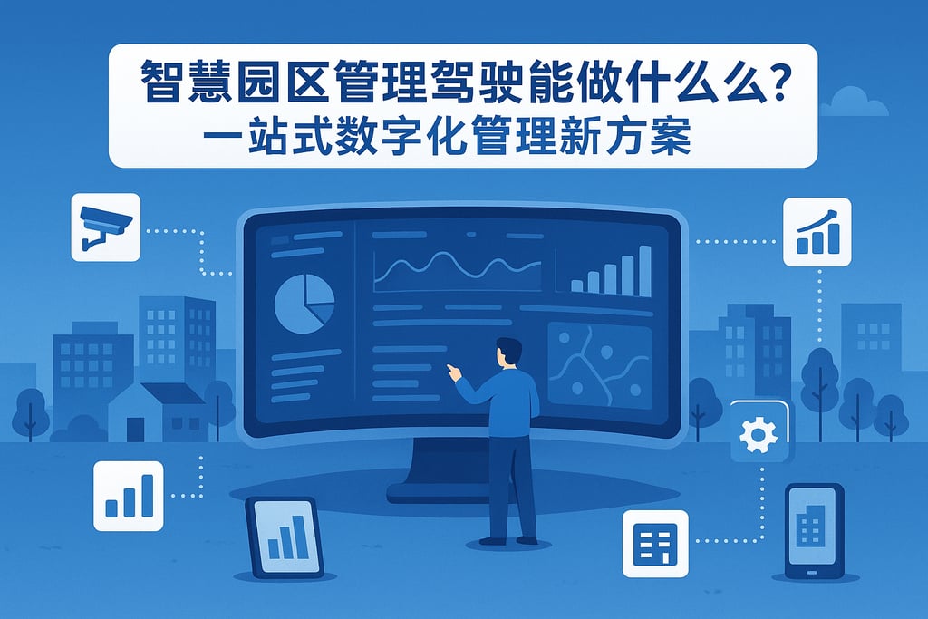 智慧园区管理驾驶舱能做什么？一站式数字化管理新方案
