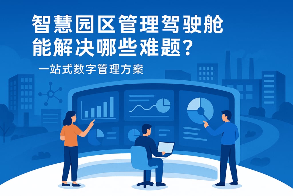 智慧园区管理驾驶舱能解决哪些难题？一站式数字管理方案