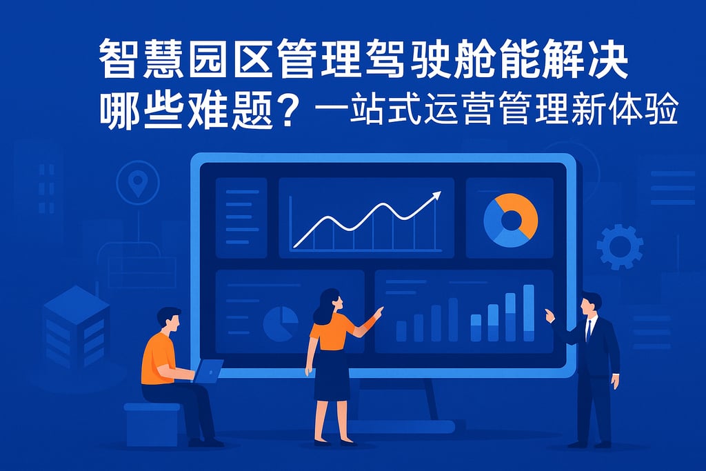 智慧园区管理驾驶舱能解决哪些难题？一站式运营管理新体验
