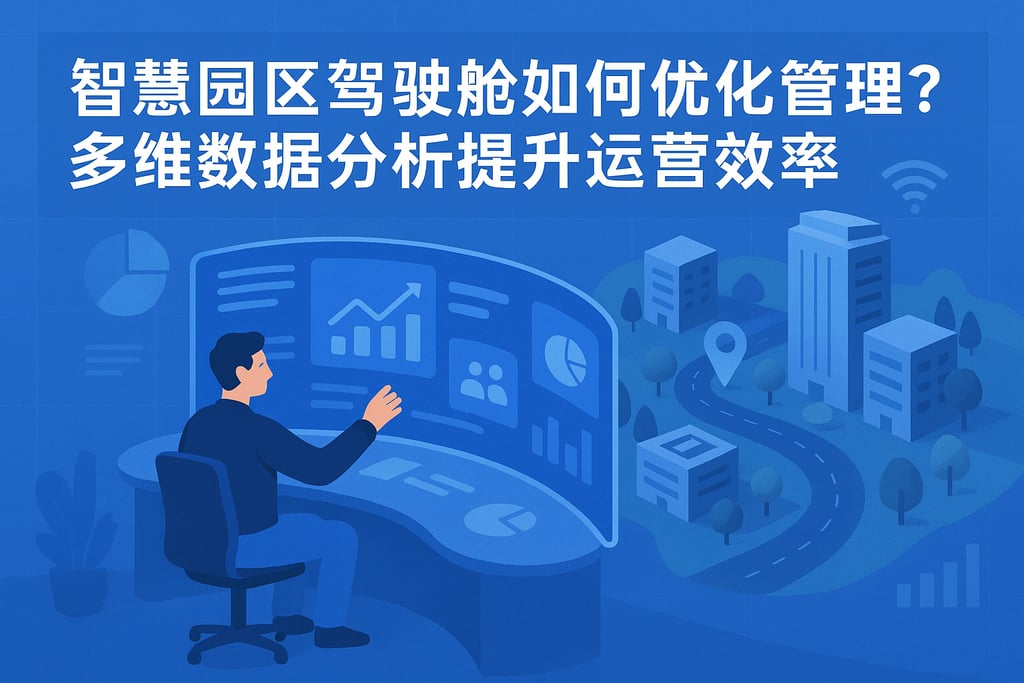智慧园区驾驶舱如何优化管理？多维数据分析提升运营效率