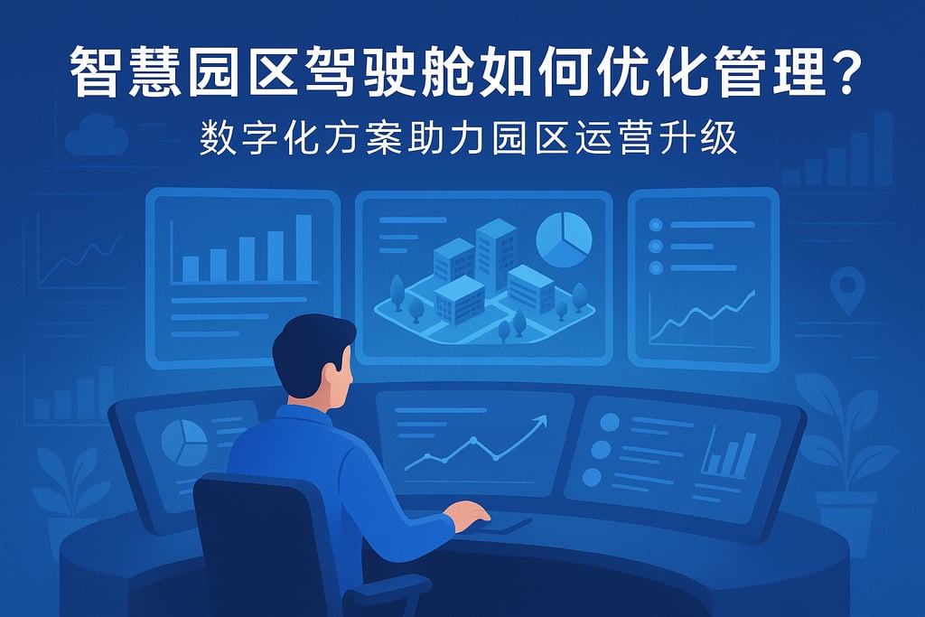 智慧园区驾驶舱如何优化管理？数字化方案助力园区运营升级