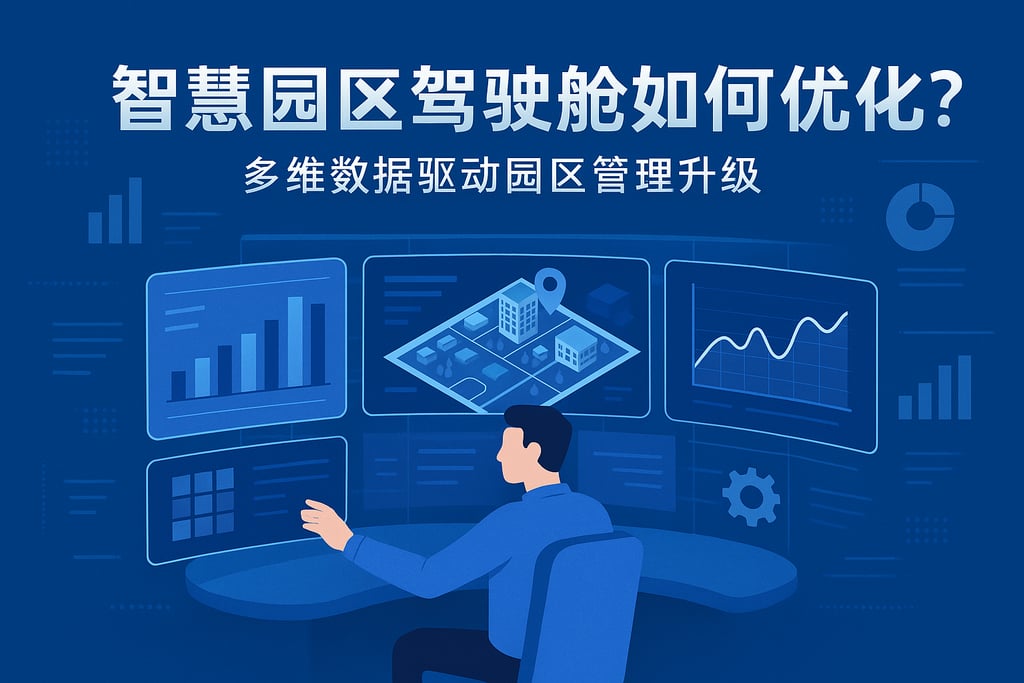 智慧园区驾驶舱如何优化？多维数据驱动园区管理升级