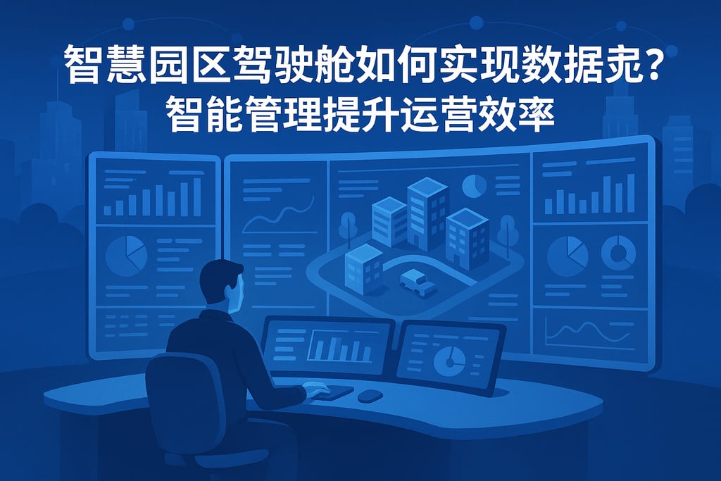 智慧园区驾驶舱如何实现数据联动？智能管理提升运营效率