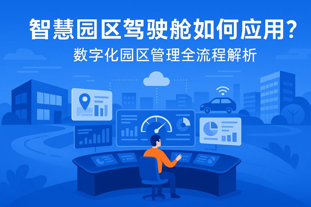 智慧园区驾驶舱如何应用？数字化园区管理全流程解析