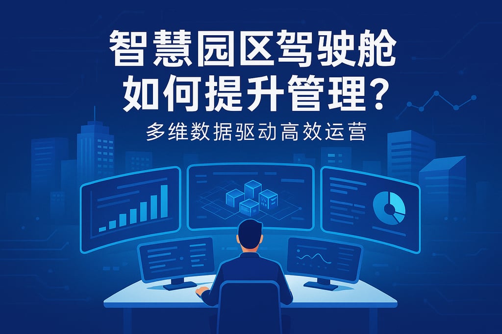 智慧园区驾驶舱如何提升管理？多维数据驱动高效运营